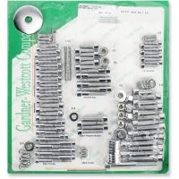 Motorset Big Twin Rostfritt Stål Silver GARDNER-WESTCOTT