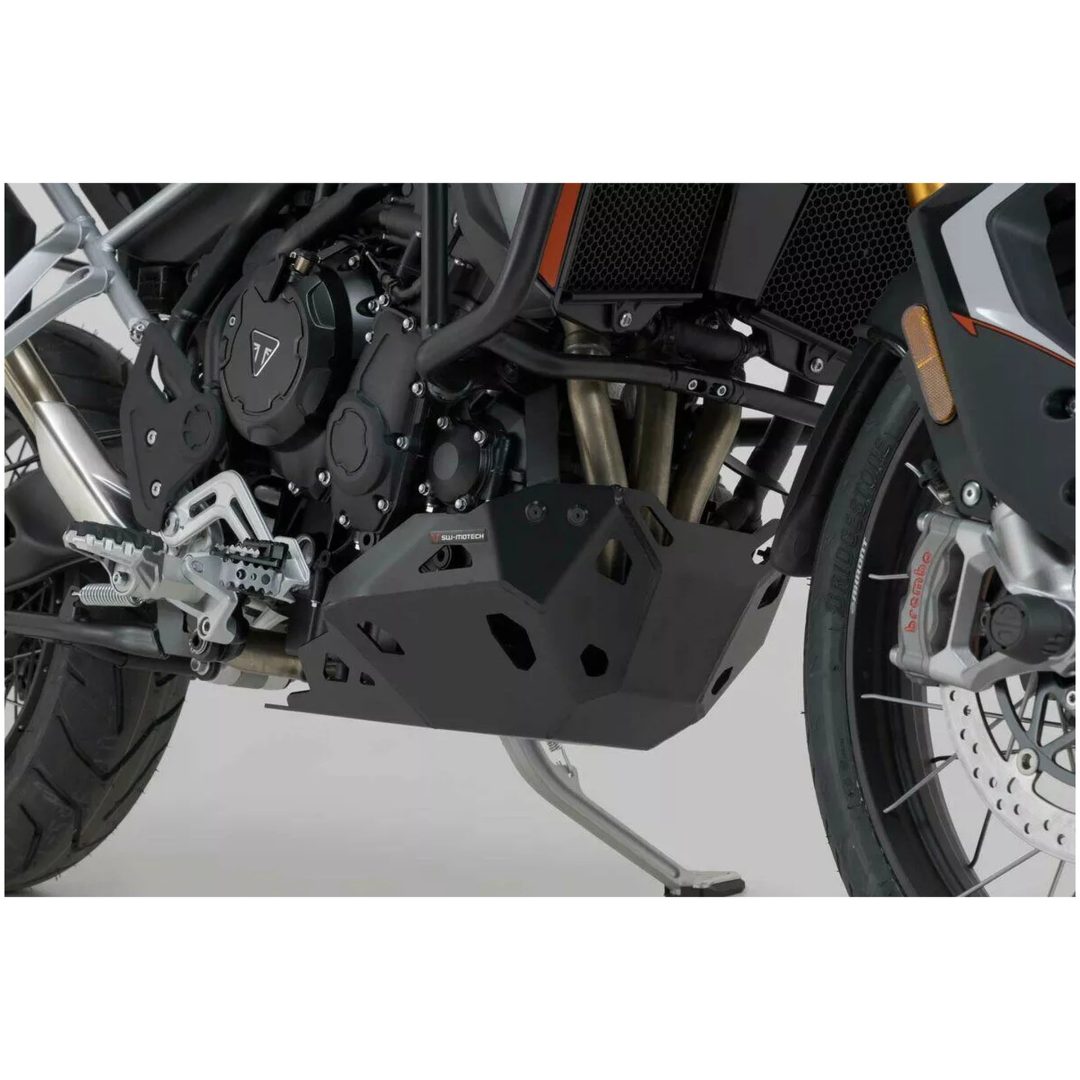 Motorskydd Svart Aluminium SW-MOTECH – bild 4
