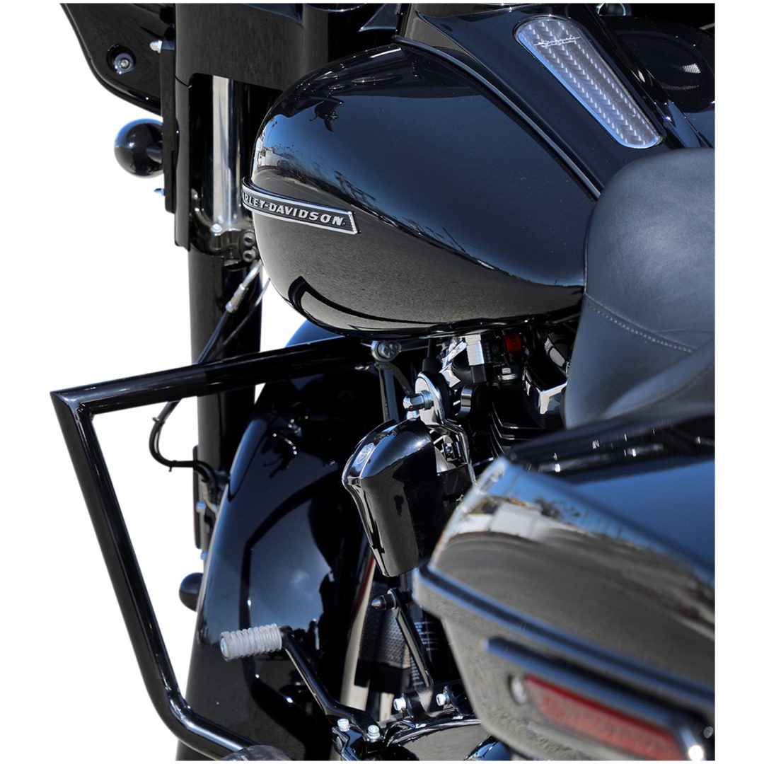Motorskydd Twin Peaks Svart Blank LA CHOPPERS – bild 11