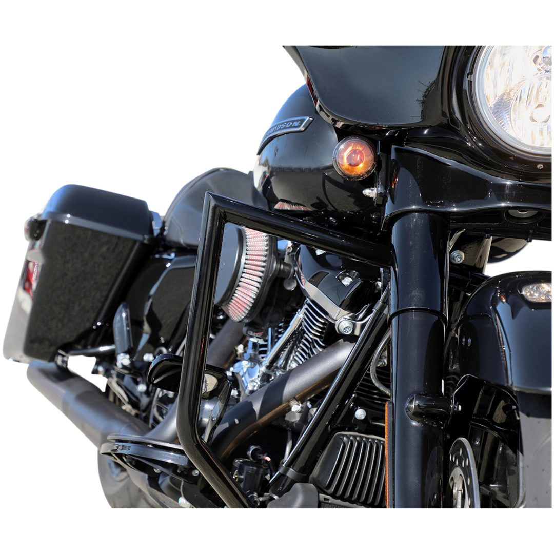 Motorskydd Twin Peaks Svart Blank LA CHOPPERS – bild 4