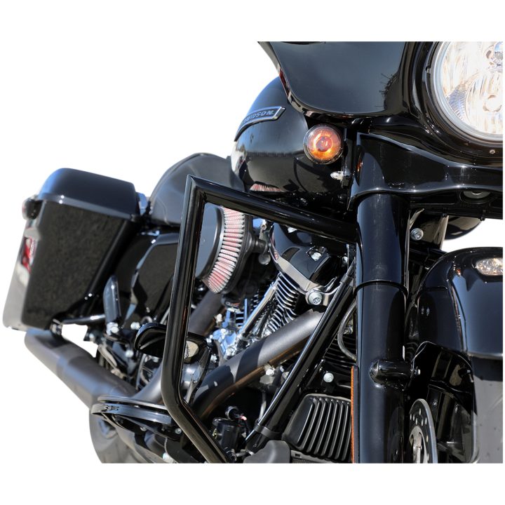 Motorskydd Twin Peaks Svart Blank LA CHOPPERS – bild 4