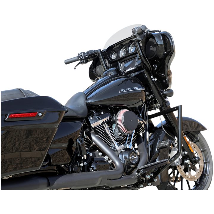 Motorskydd Twin Peaks Svart Blank LA CHOPPERS – bild 3