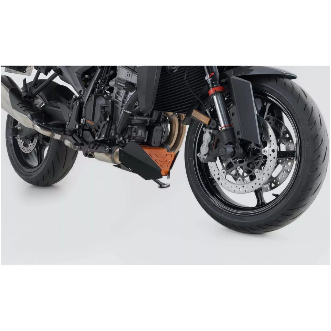 Motorspoiler Fram Svart/orange SW-MOTECH – bild 3