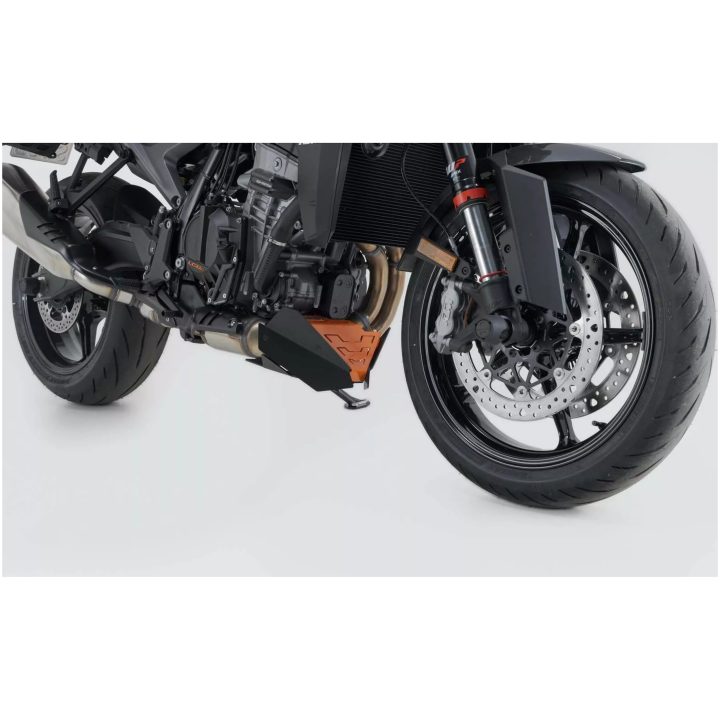 Motorspoiler Fram Svart/orange SW-MOTECH – bild 3