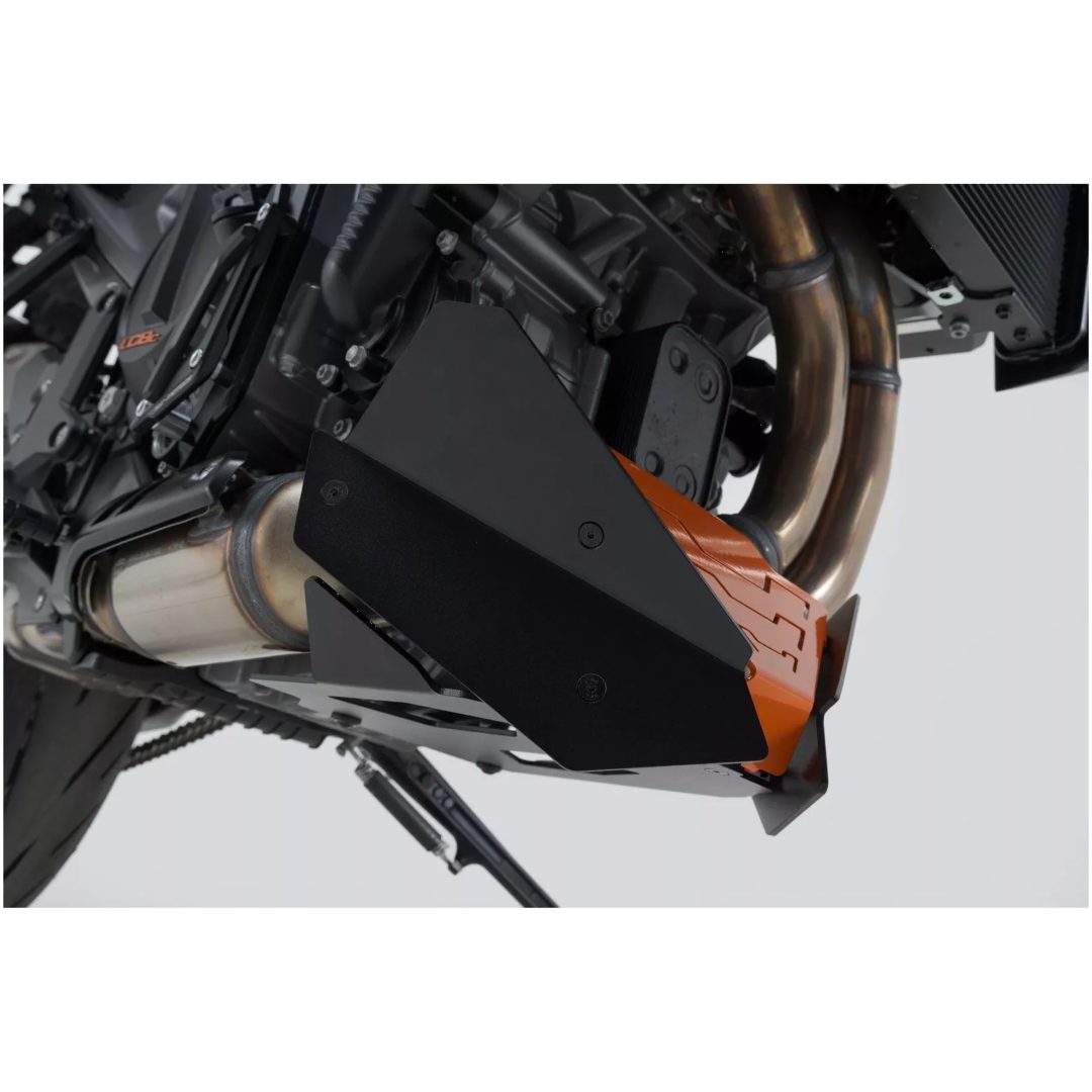 Motorspoiler Fram Svart/orange SW-MOTECH – bild 4