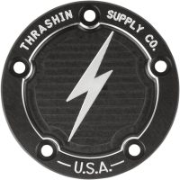 Motortäckning Dished Svart THRASHIN SUPPLY CO.