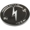 Motortäckning Dished Svart THRASHIN SUPPLY CO. – miniatyr 5