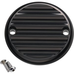 Motortäckning Finned Svart Anodiserad JOKER MACHINE