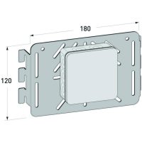 MP-739 SD Fästplåt trådstege MP bolagen
