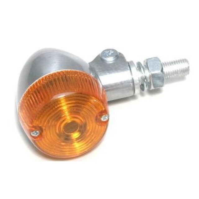 Blinkers Rund Aluminium Kropp Markeringsljus #1 Orange/Aluminium/Polerad K+S TECHNOLOGIES