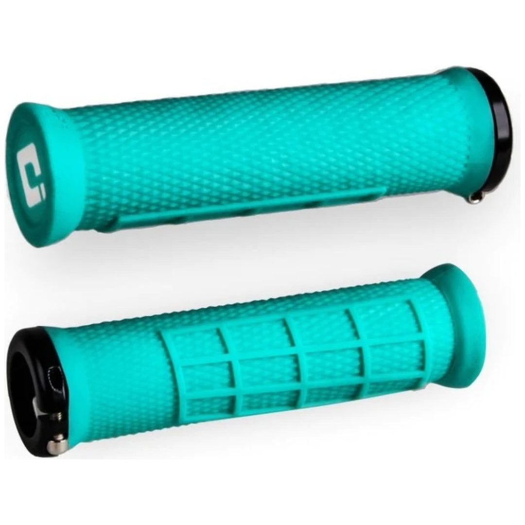 Mtb Elite Flow Lock-on V21 Handtag - 130mm ODI Turkos