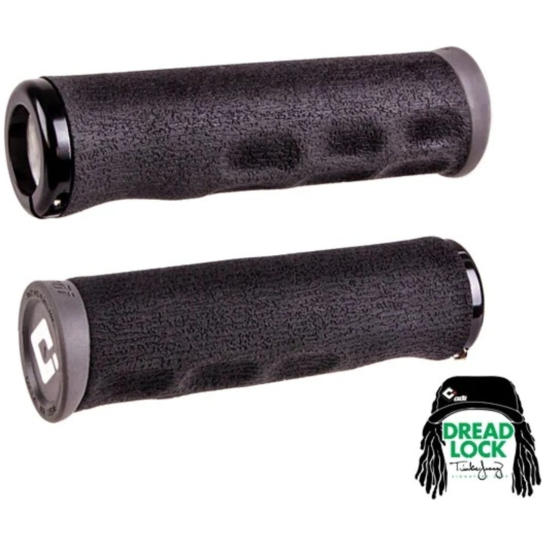Mtb F-1-serien Tinker Signature Dread Lock Grips ODI Svart