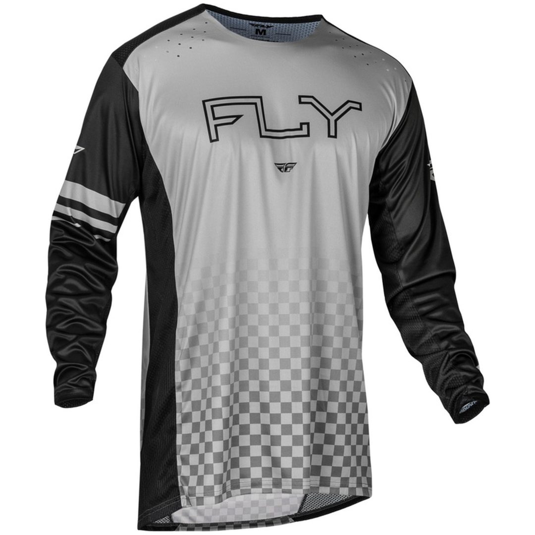 Mtb-tröja Barn Rayce Grå/svart FLY RACING 2XL