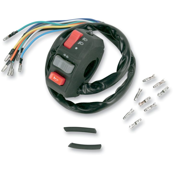 Multiswitch Ljus/Blinkers/Tuta/Dödarknapp K&S Technologies LIGHT/TURN/KILL SWITCH – bild 2