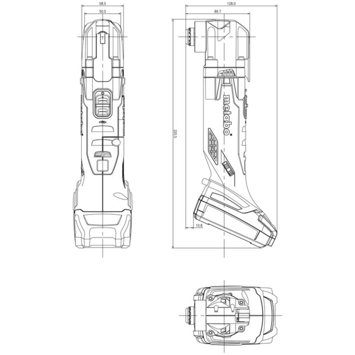 Multiverktyg 18V MT 18 LTX Compact Med Batteri METABO Med Batteri – bild 3