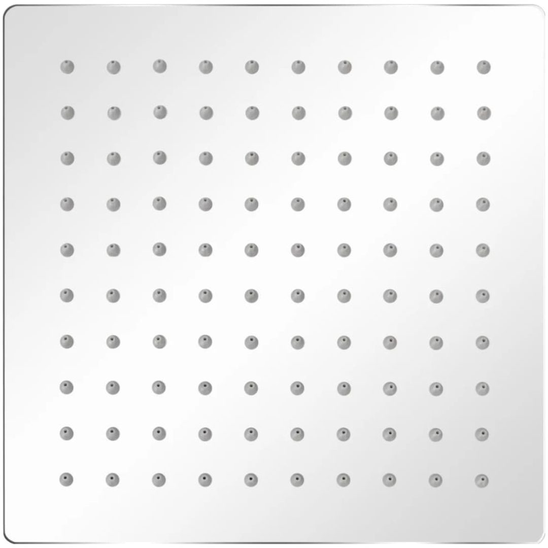 Munstycke till takdusch rostfritt stål kvadratisk vidaXL 20 x 20 cm – bild 2