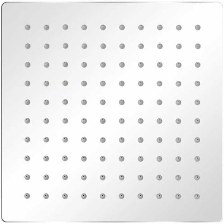 Munstycke till takdusch rostfritt stål kvadratisk vidaXL 20 x 20 cm – bild 2