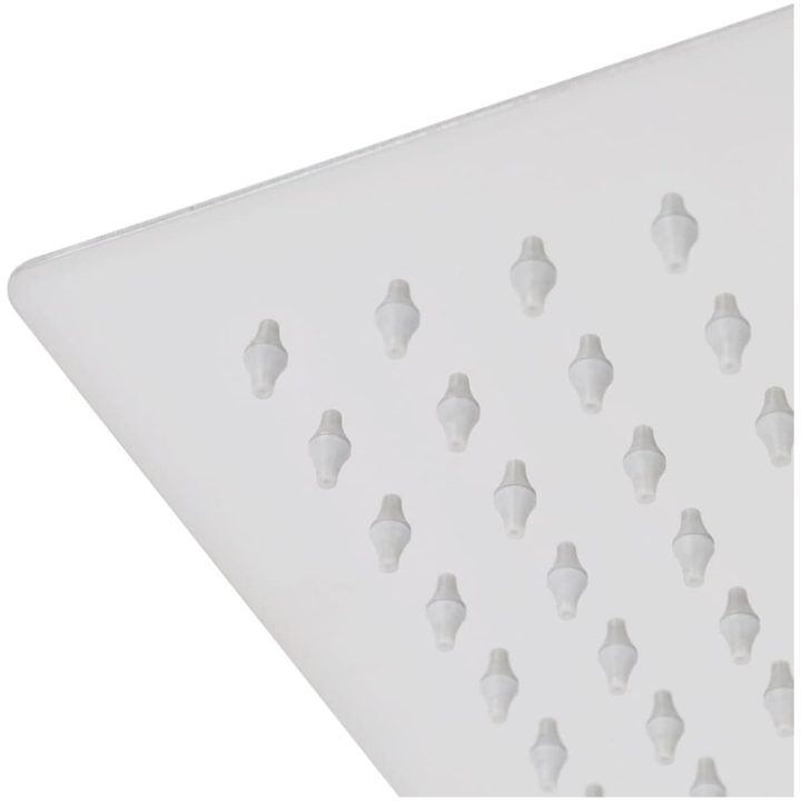 Munstycke till takdusch rostfritt stål kvadratisk vidaXL 20 x 20 cm – bild 5