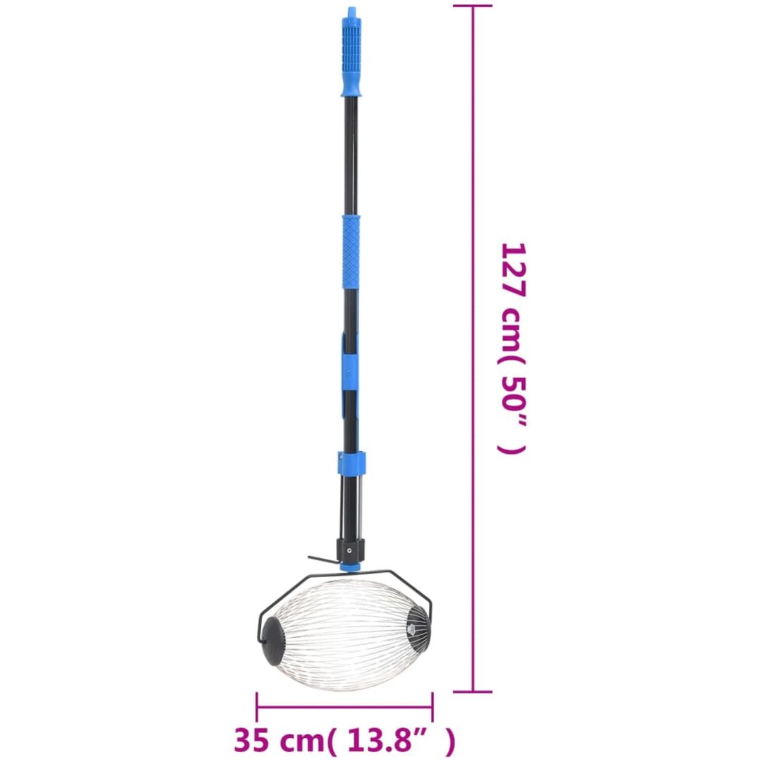 Muttersamlare blå 127 cm stål vidaXL – bild 5