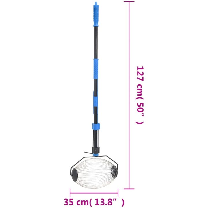 Muttersamlare blå 127 cm stål vidaXL – bild 5