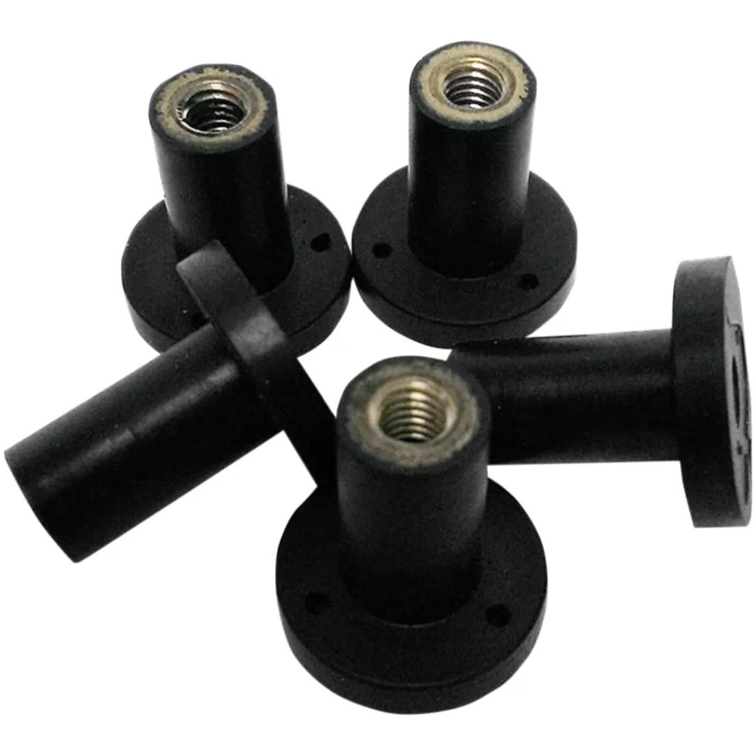 Muttrar Well Svart 5-pack KLOCK WERKS