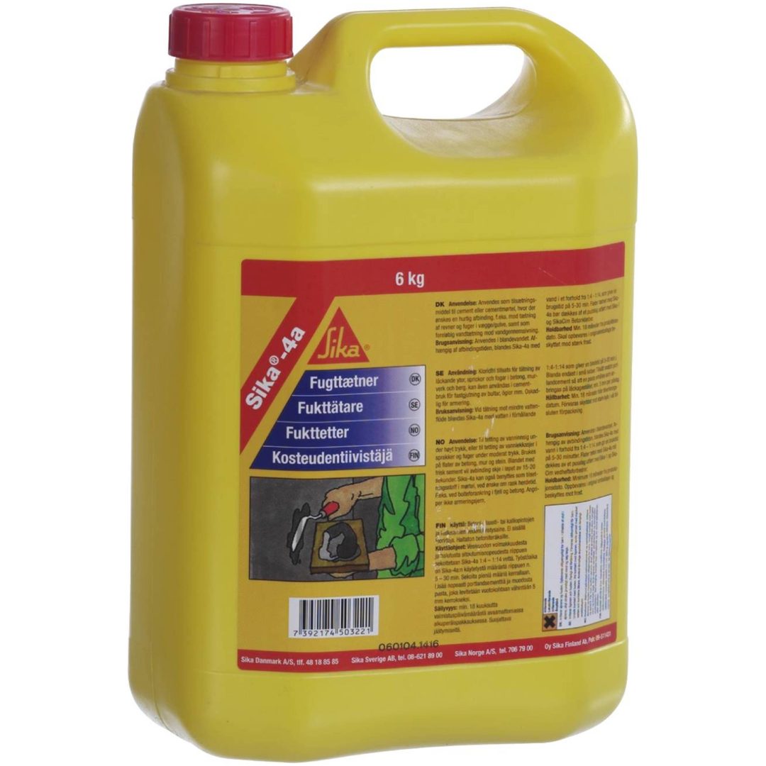 Mycket snabbt bindande cementtillsats Sika-4A CEMENTTILLSATS SIKA-4A 1KG – bild 2