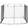 Myggnät för inomhus utomhus 156 mesh svart 300x300x200 cm vidaXL 3 x 3 x 2 m – miniatyr 3
