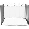 Myggnät för inomhus utomhus 156 mesh svart 300x300x200 cm vidaXL 3 x 3 x 2 m – miniatyr 5