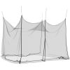 Myggnät för inomhus utomhus 156 mesh svart 300x300x250 cm vidaXL 3 x 3 x 2.5 m – miniatyr 2