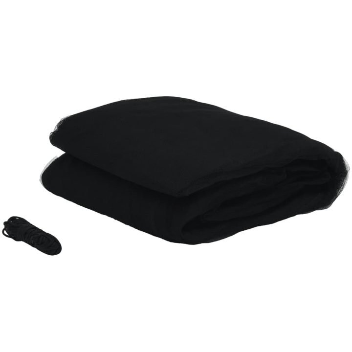 Myggnät för inomhus utomhus 156 mesh svart 300x300x250 cm vidaXL 3 x 3 x 2.5 m – bild 3