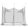 Myggnät för inomhus utomhus 156 mesh svart 300x300x250 cm vidaXL 3 x 3 x 2.5 m – miniatyr 4