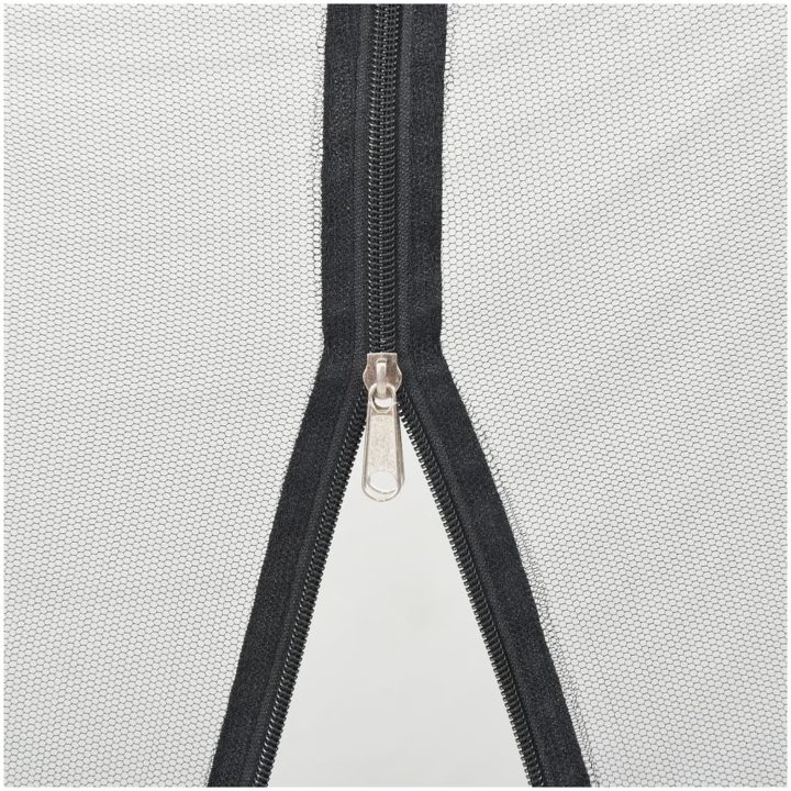 Myggnät för inomhus utomhus 156 mesh svart 300x300x250 cm vidaXL 3 x 3 x 2.5 m – bild 7