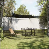 Myggnät för inomhus utomhus 156 mesh svart 300x300x250 cm vidaXL