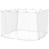 Myggnät för inomhus utomhus 156 mesh vit 300x300x200 cm vidaXL 3 x 3 x 2 m – miniatyr 2