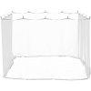 Myggnät för inomhus utomhus 156 mesh vit 300x300x200 cm vidaXL 3 x 3 x 2 m – miniatyr 5