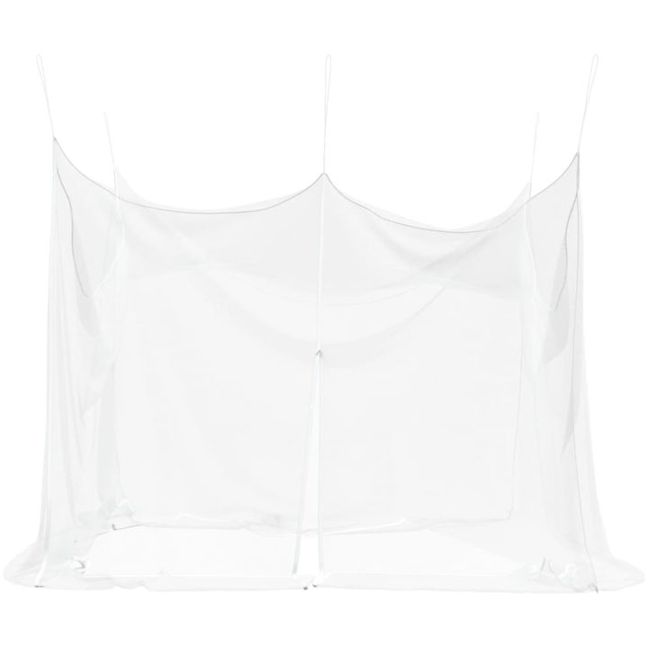 Myggnät för inomhus utomhus 156 mesh vit 300x300x250 cm vidaXL 3 x 3 x 2.5 m – bild 4