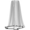 Myggnät för paraply 220 mesh svart Φ vidaXL 300 x 230 cm – miniatyr 4