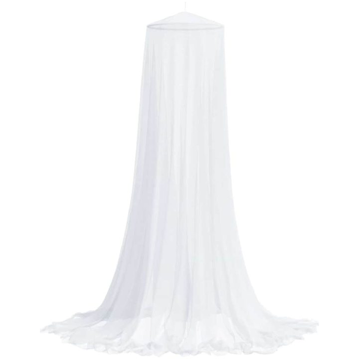 Myggnät för säng 220 mesh vit 56x56x220 cm vidaXL 1270 cm – bild 4