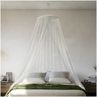 Myggnät för säng 220 mesh vit 56x56x220 cm vidaXL