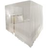 Myggnät för säng 220x200x210 cm vit 2-pack vidaXL – miniatyr 2