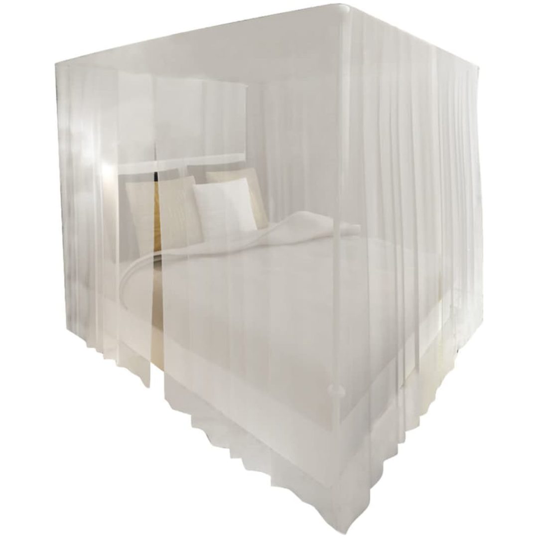 Myggnät för säng 220x200x210 cm vit 2-pack vidaXL – bild 2