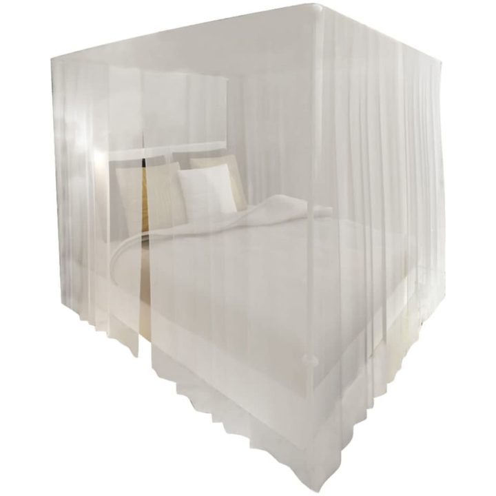 Myggnät för säng 220x200x210 cm vit 2-pack vidaXL – bild 2