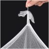 Myggnät för säng 220x200x210 cm vit 2-pack vidaXL – miniatyr 4