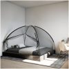 Myggnät med dörrar 220 mesh svart 200x180x135 cm vidaXL 200 x 180 x 150 cm – miniatyr 3