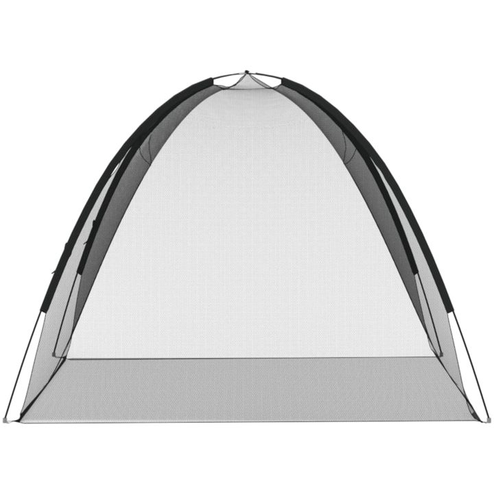 Myggnät med dörrar 220 mesh svart 200x180x135 cm vidaXL 200 x 180 x 150 cm – bild 5