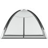 Myggnät med dörrar 220 mesh svart vidaXL 200 x 120 x 130 cm – miniatyr 4