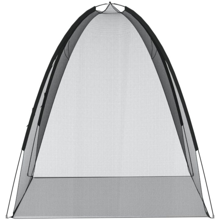 Myggnät med dörrar 220 mesh svart vidaXL 200 x 120 x 130 cm – bild 5