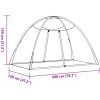Myggnät med dörrar 220 mesh svart vidaXL 200 x 120 x 130 cm – miniatyr 8