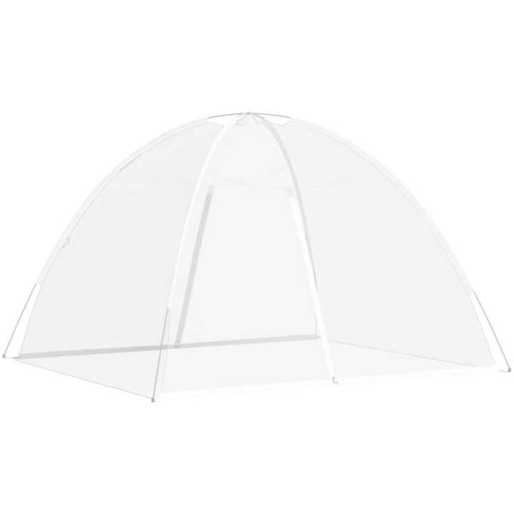Myggnät med dörrar 220 mesh vit vidaXL 200 x 180 x 135 cm – bild 2