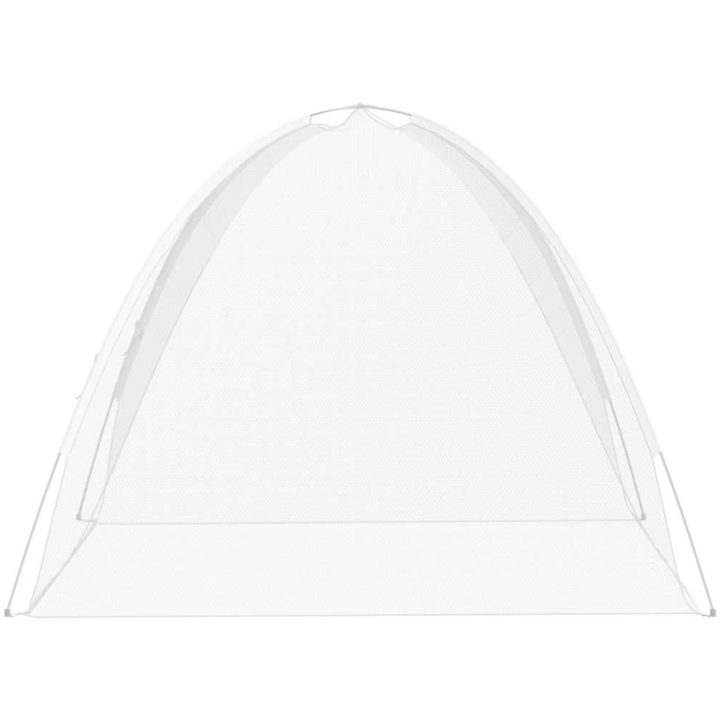 Myggnät med dörrar 220 mesh vit vidaXL 200 x 180 x 135 cm – bild 5